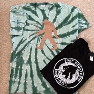 Set of two Sasquatch t shirts